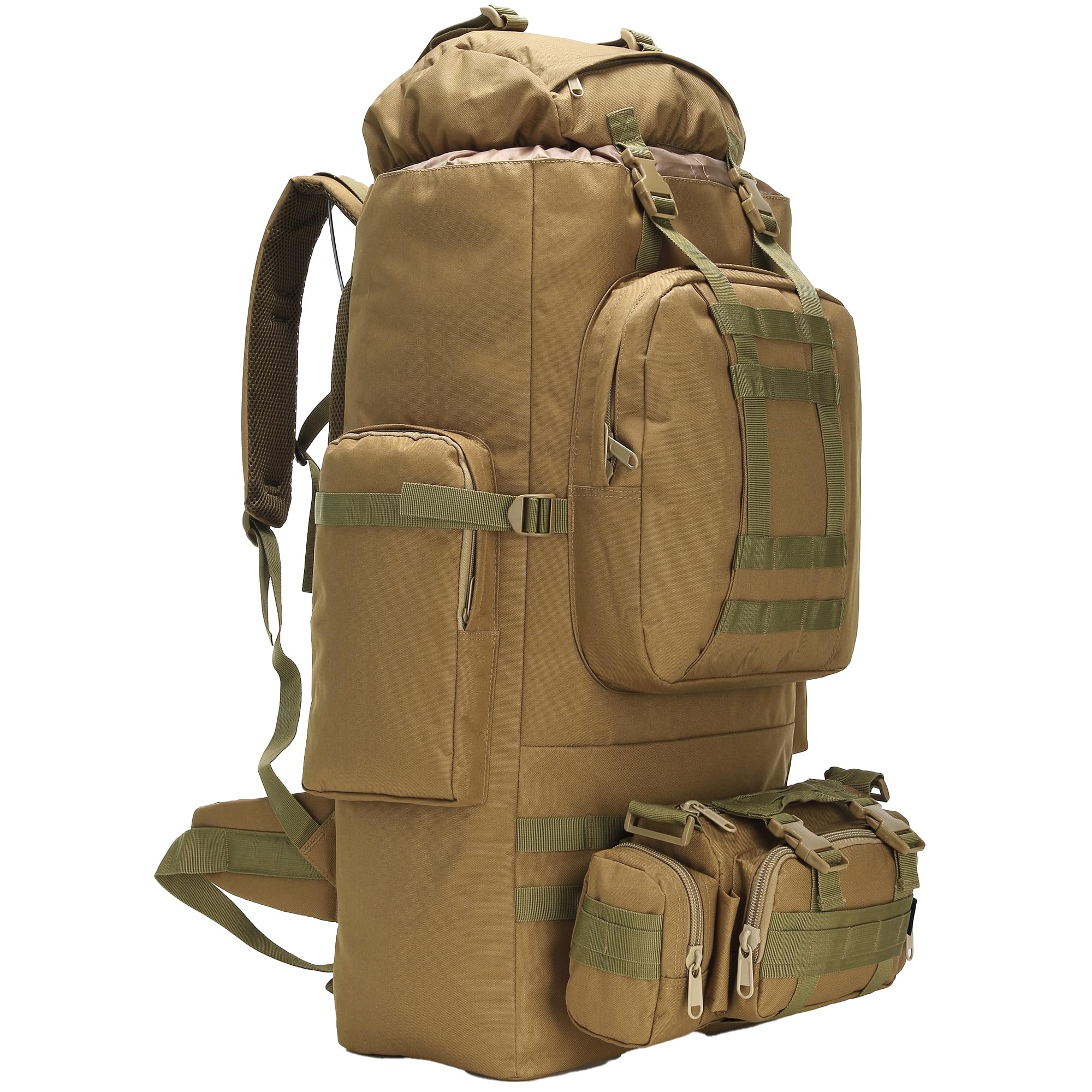 Rucksack Military Style - 100L Hiking Backpack With Molle System