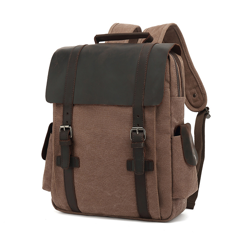 New Fashion Backpack Leather C - Rucksack Military Style review and price