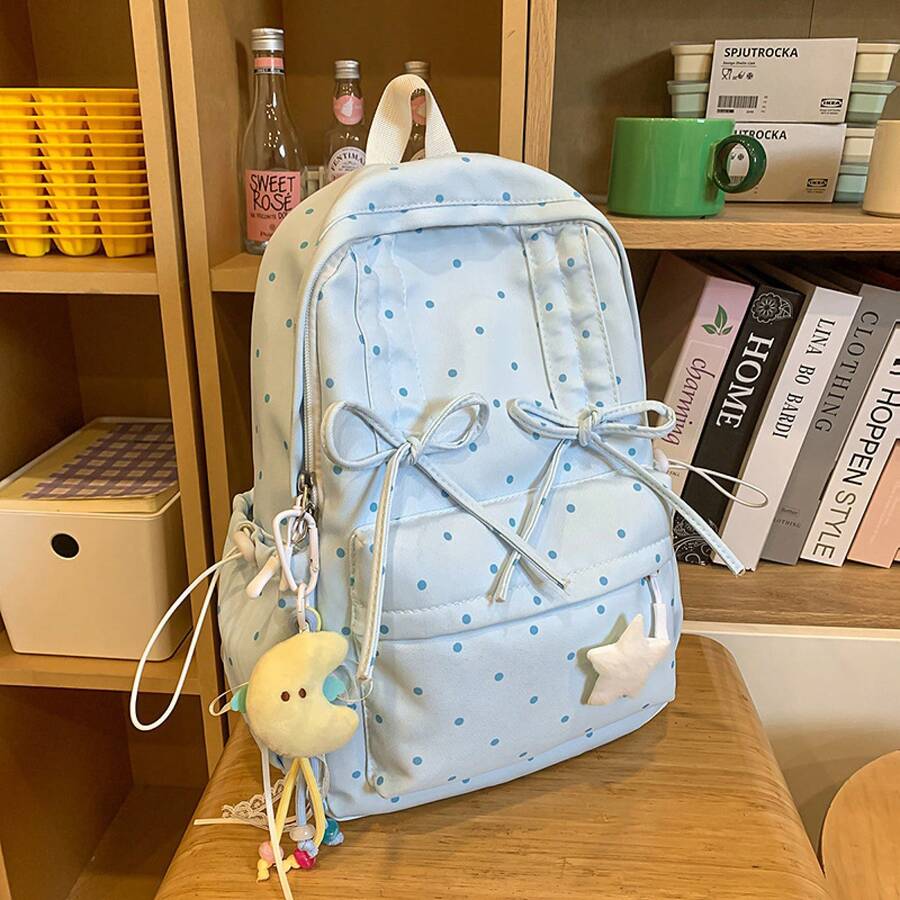 Cute Polka Dot Small Backpack  - Fashion Backpack Women review and price