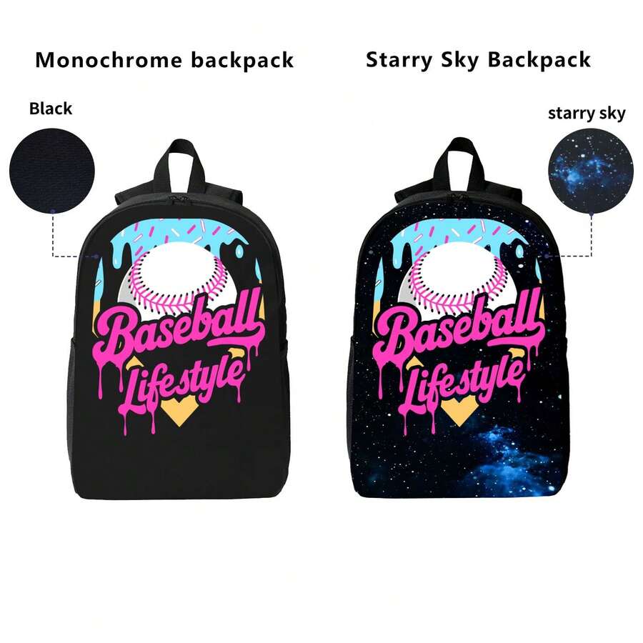 Baseball Drip Design Backpack  - Laptop Backpack 15.6 review and price