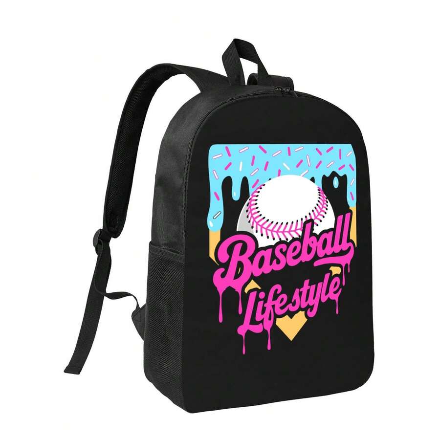 Baseball Drip Design Backpack  - Laptop Backpack 15.6 review and price