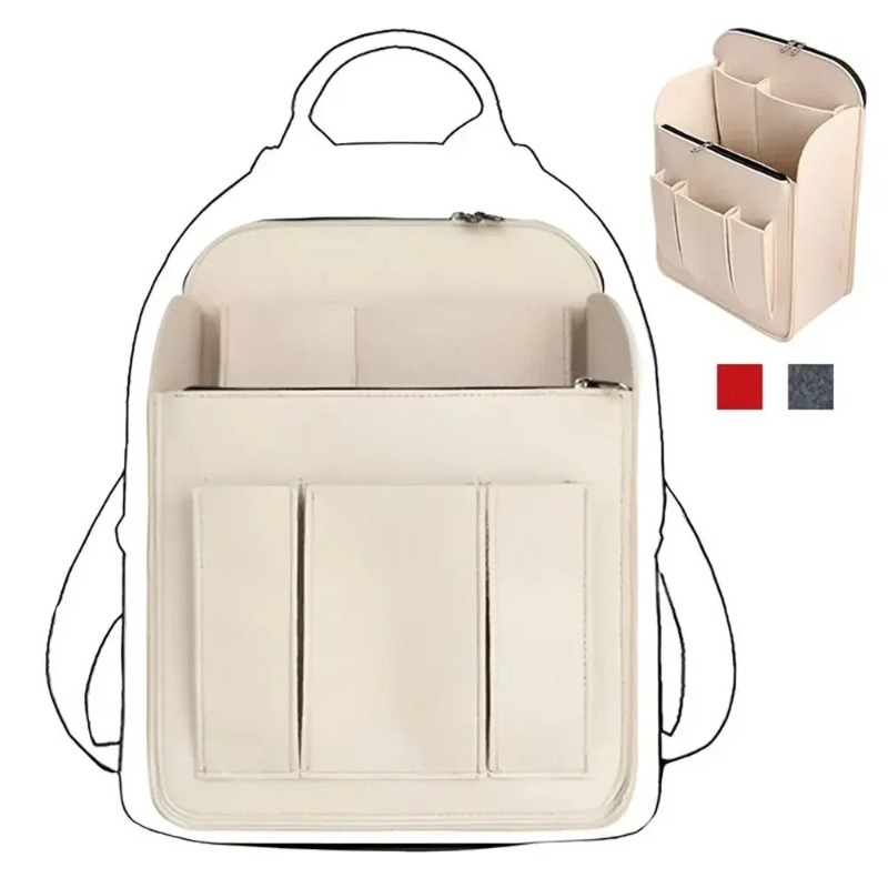 Makeup Organizer Felt Insert B - Backpack Insert Organizer review and price