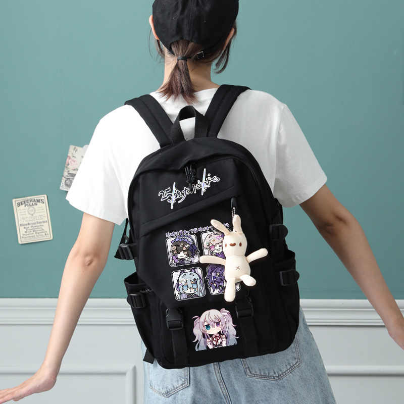 Game YOISAKI KANADE AKIYAMA MI - Canvas Backpack Casual review and price
