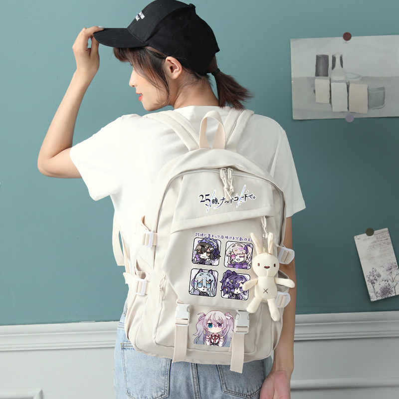 Game YOISAKI KANADE AKIYAMA MI - Canvas Backpack Casual review and price