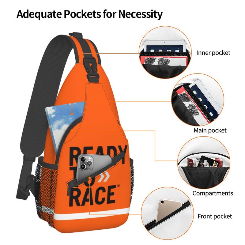 Racing Sport Motorcycle Rider  - Sling Backpack Shoulder review and price