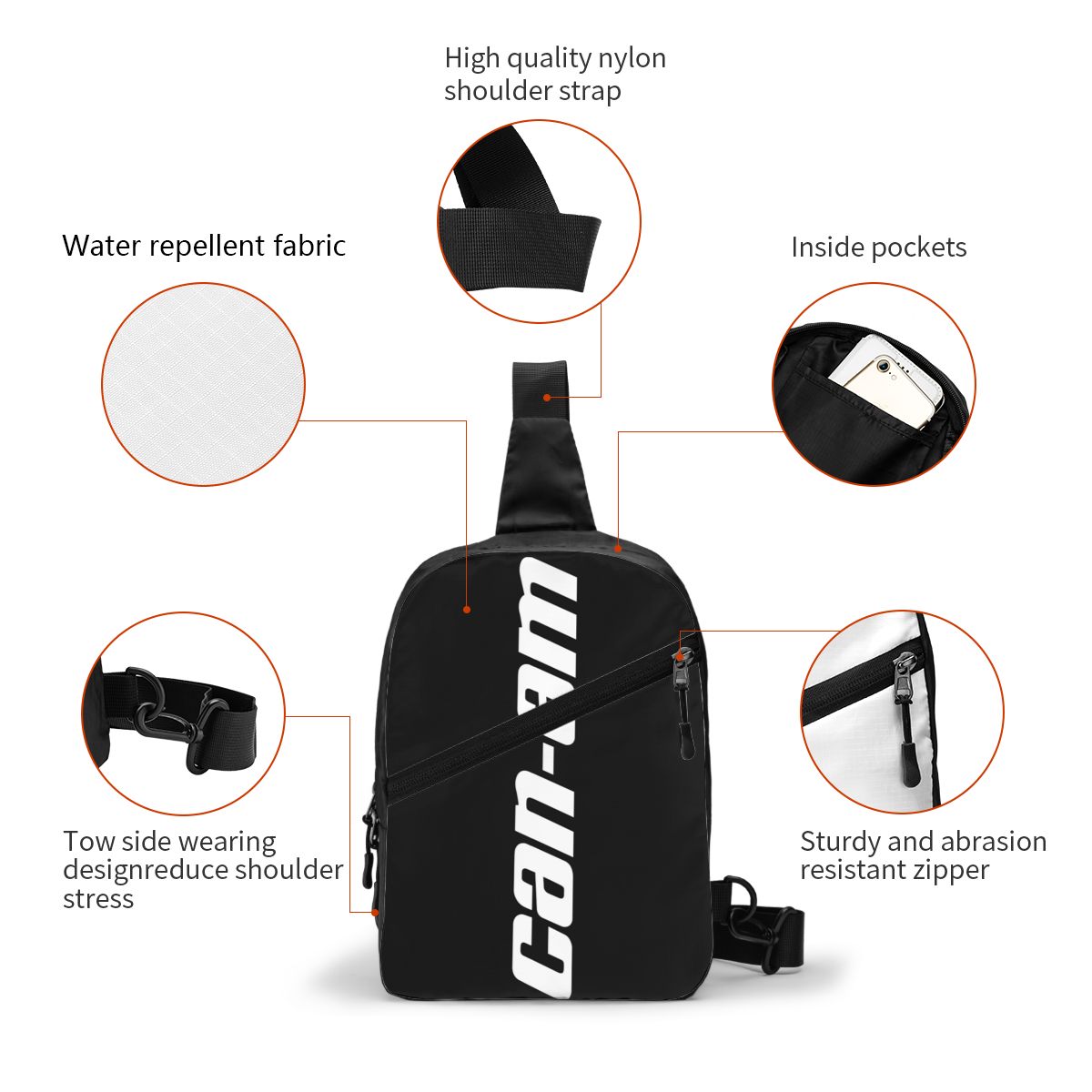 custom Motorcycle BRP Can-Am P - Sling Backpack Shoulder review and price