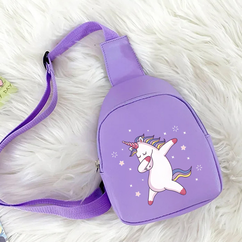 Cute Rainbow Unicorn Print Chi - Canvas Backpack Casual review and price