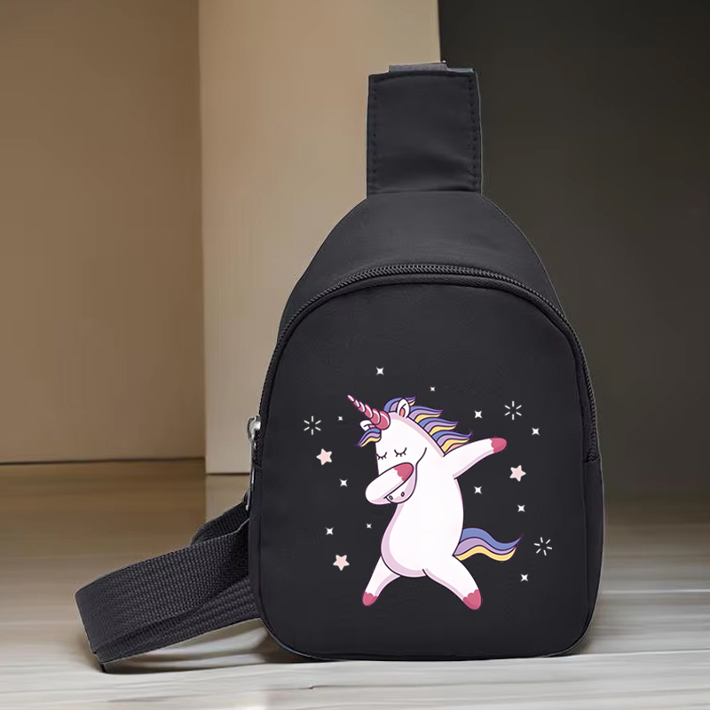 Cute Rainbow Unicorn Print Chi - Canvas Backpack Casual review and price