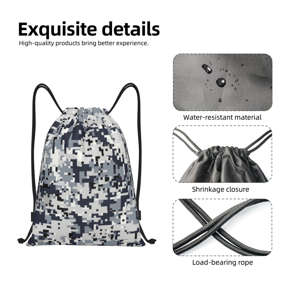 Urban Style Digital Camo Draws - Urban Backpack Tactical review and price
