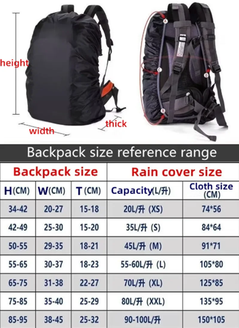New Reflective Waterproof Back - Rain Cover Backpack review and price