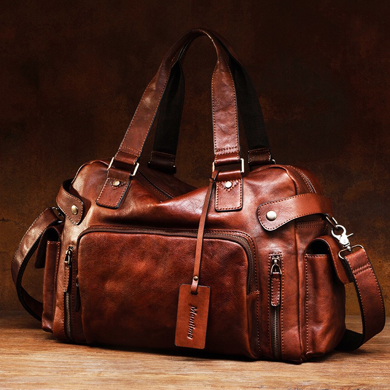 Vintage vegetable tanned leath - Canvas Backpack Casual review and price