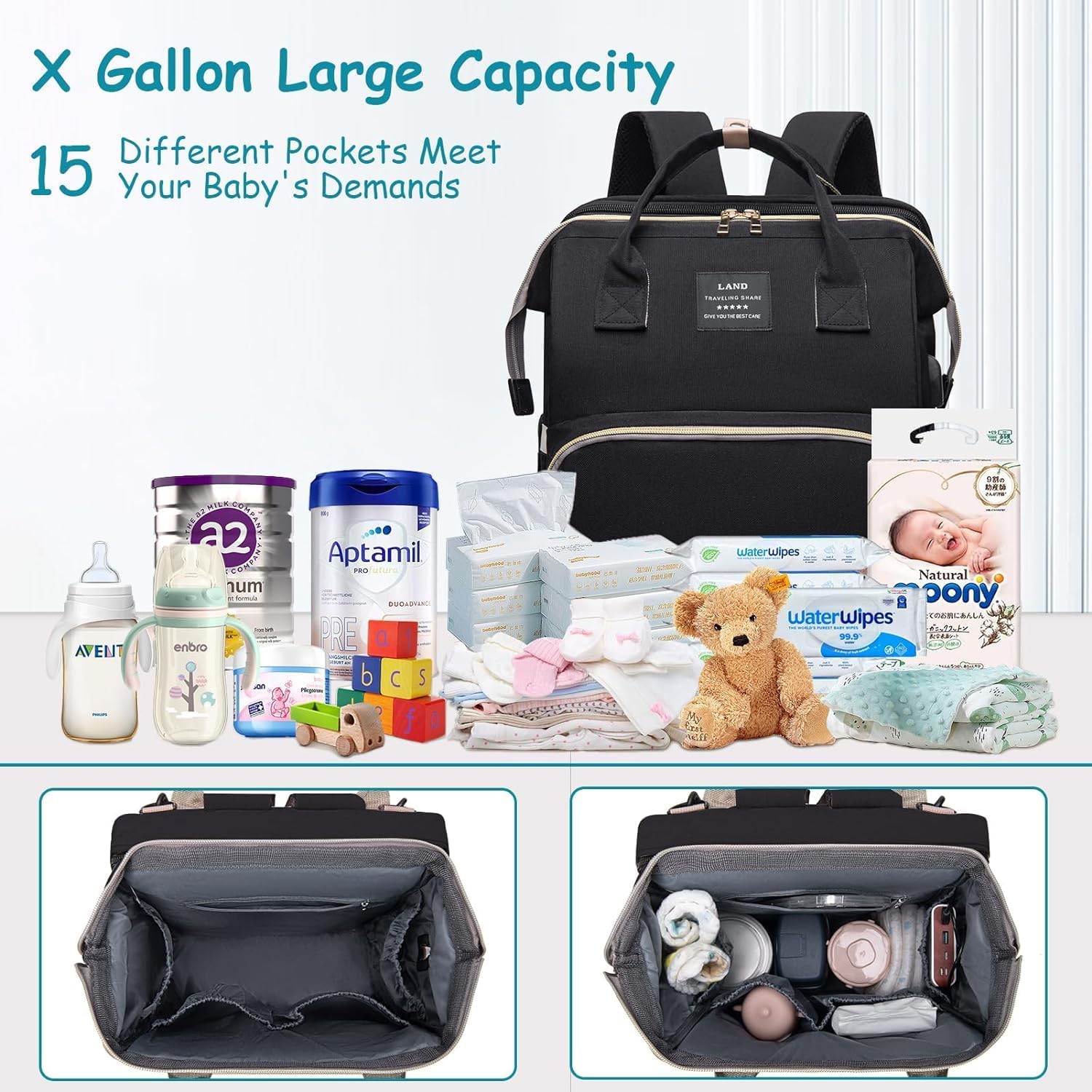Baby Diaper Bags Backpack Larg - Backpack Diaper Bag review and price