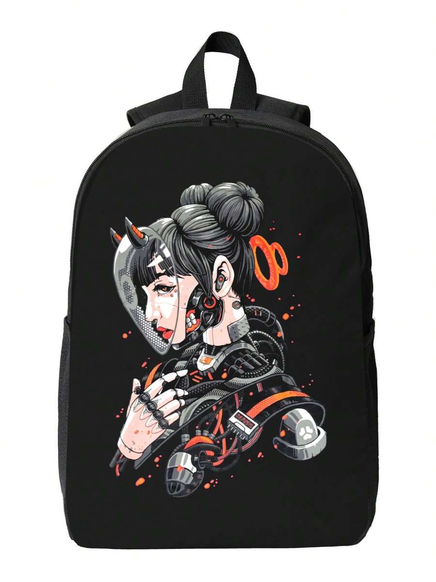 Cyberpunk Cyborg Girl Waterpro - Travel Backpack Anti Theft review and price