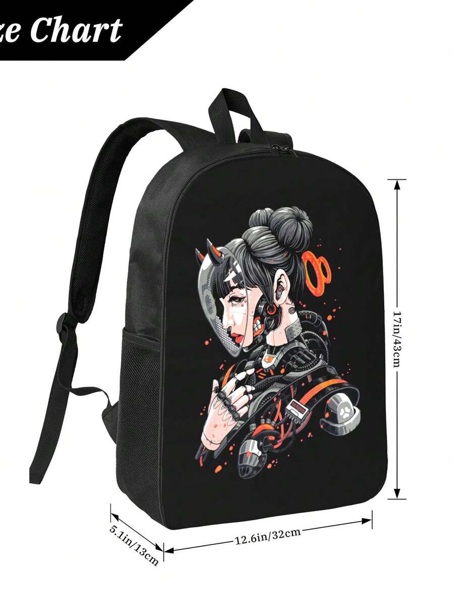 Cyberpunk Cyborg Girl Waterpro - Travel Backpack Anti Theft review and price