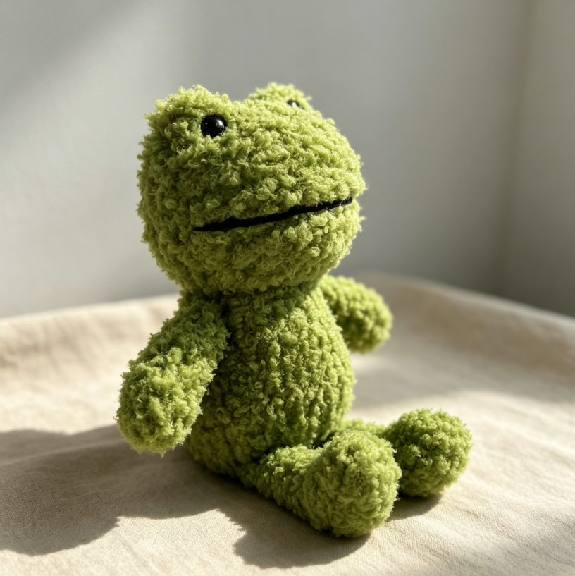Kawaii Green Frog Plush Keycha - Mini Backpack Purse review and price