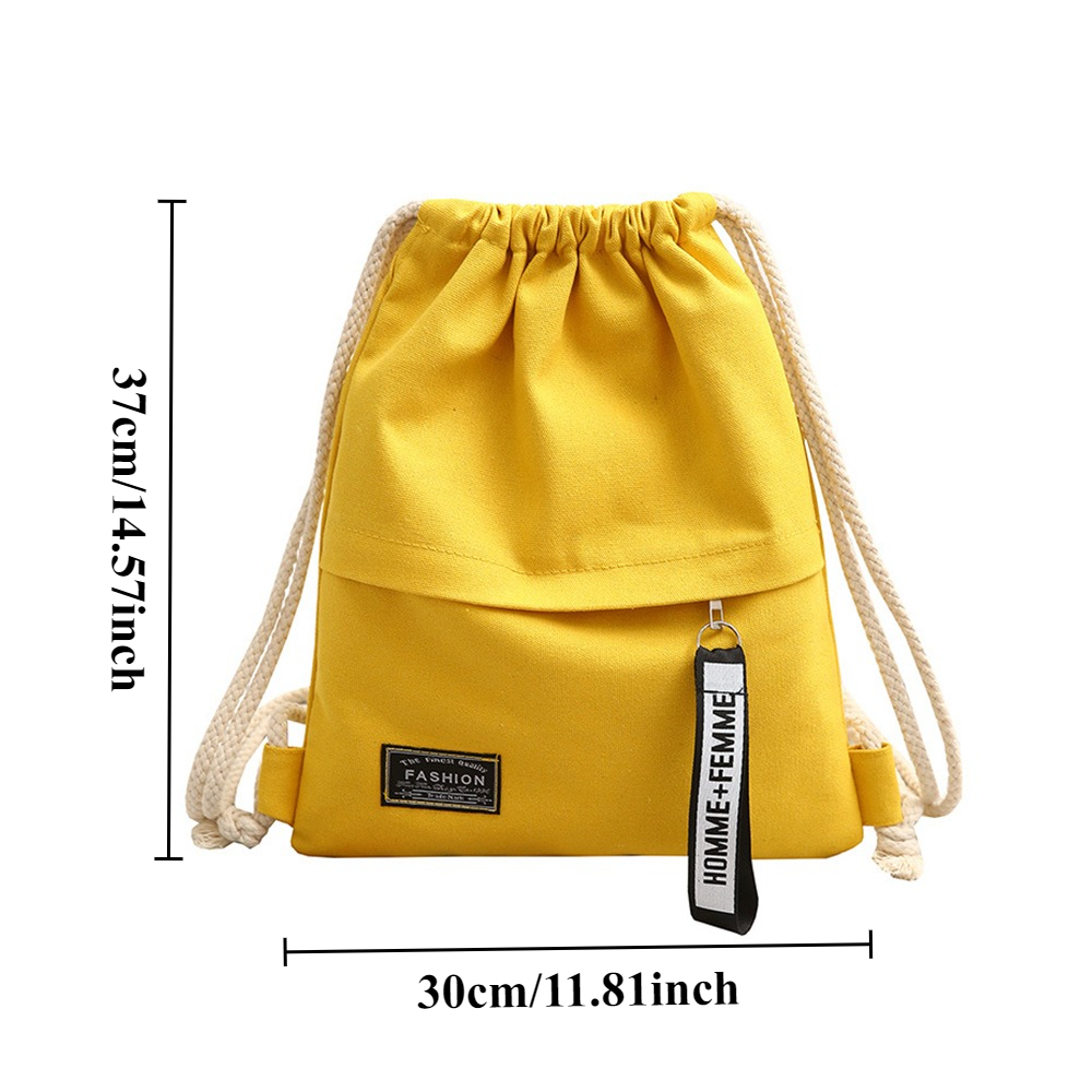 Student Canvas Bag Drawstring  - Canvas Backpack Casual review and price