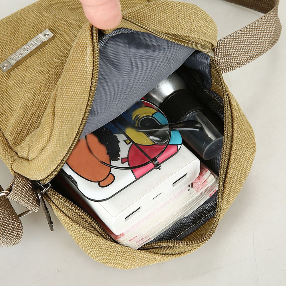 Simple Convenient Phone Handba - Canvas Backpack Casual review and price