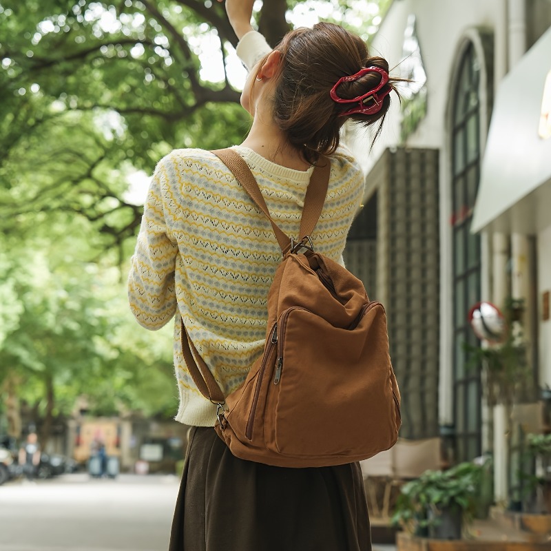 Unisex Canvas Tote Bag, Casual - Canvas Backpack Casual review and price