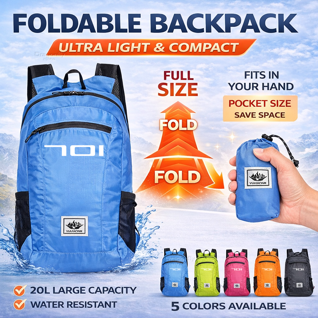 20L Foldable Motorcycle Backpa - Foldable Backpack Small review and price