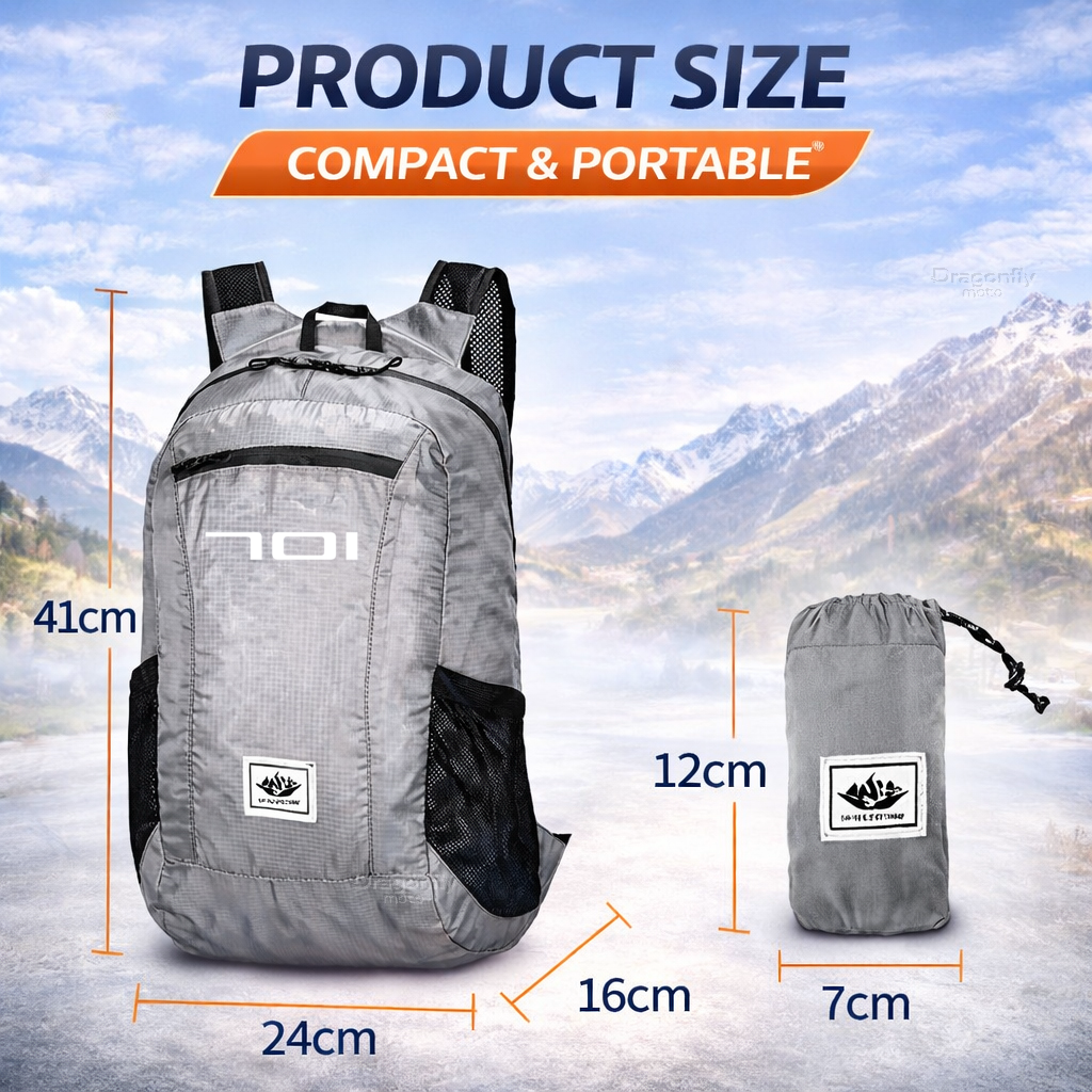 20L Foldable Motorcycle Backpa - Foldable Backpack Small review and price