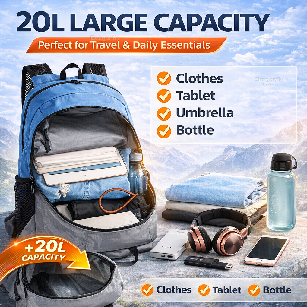 20L Foldable Motorcycle Backpa - Foldable Backpack Small review and price