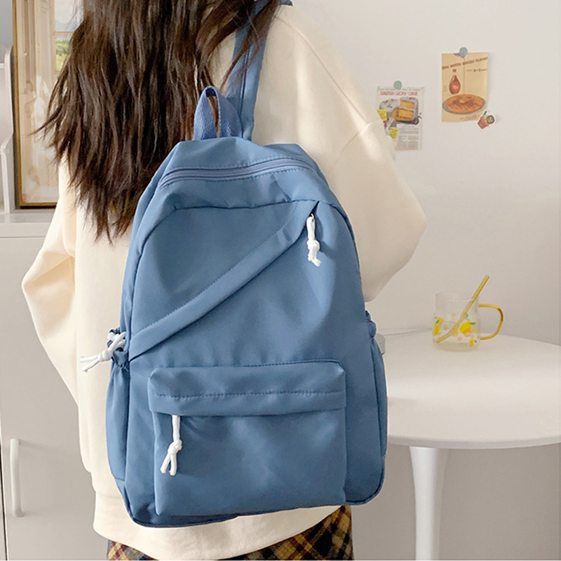 Solid Color Women Backpack Lar - School Backpack Teen review and price