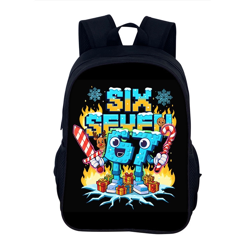 Six Seven 67 Print Lightweight - School Backpack Teen review and price