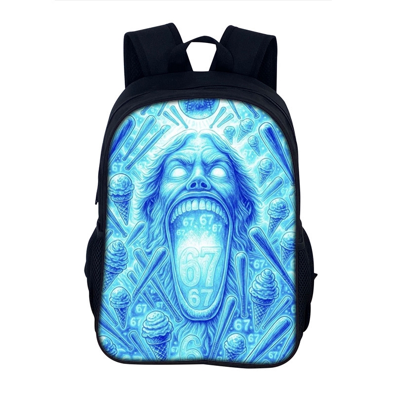 Six Seven 67 Print Lightweight - School Backpack Teen review and price
