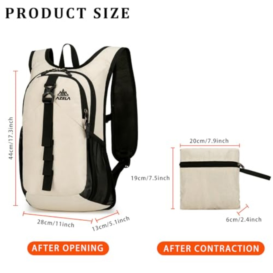 15L Small Hiking Backpack Fold - Foldable Backpack Small review and price