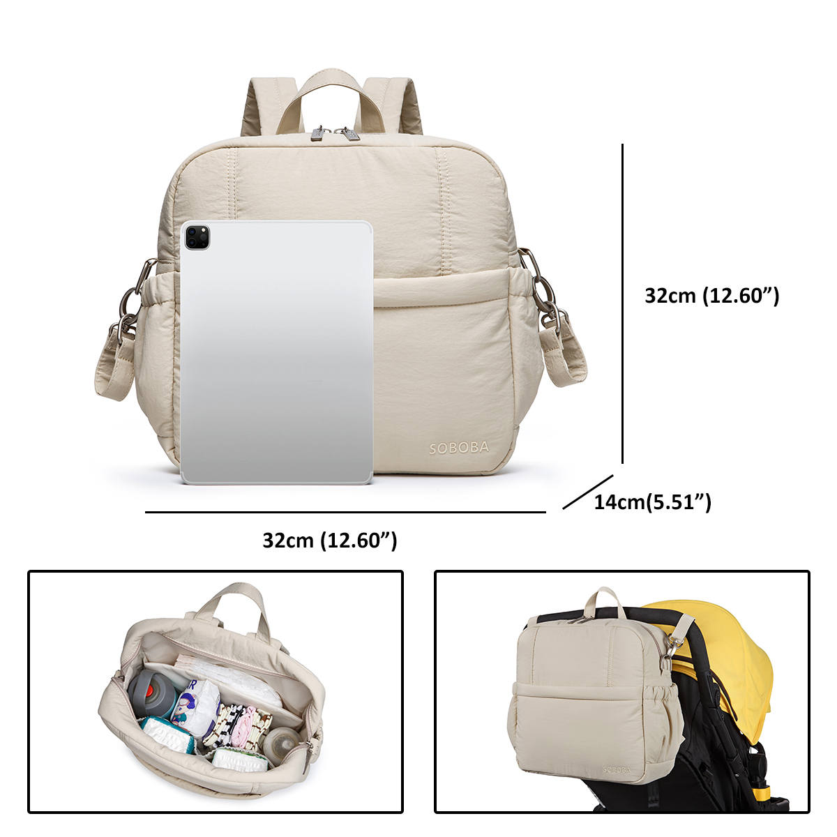 Soboba Large Capacity Diaper B - Backpack Diaper Bag review and price