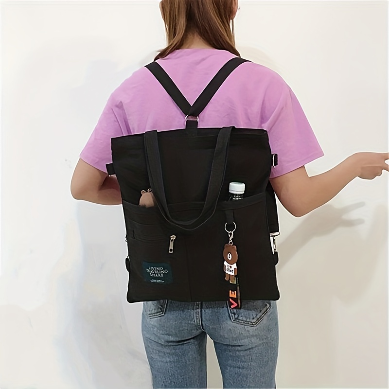 Canvas Shoulder Bag, Women's F - Canvas Backpack Casual review and price