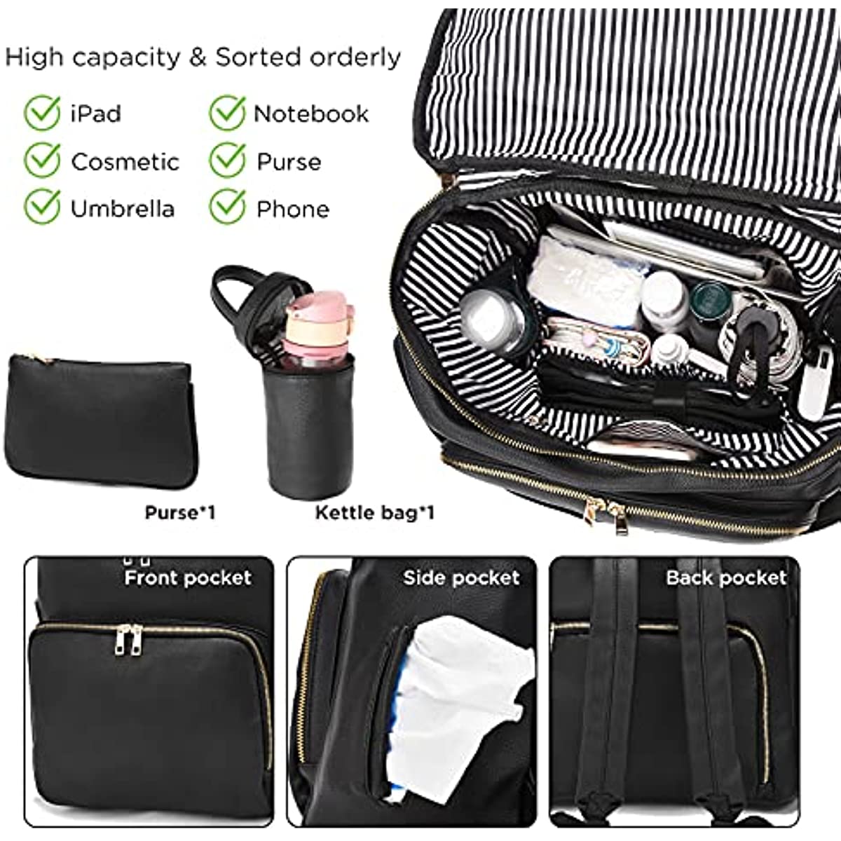 Diaper Bag Backpack Leather Ba - Backpack Diaper Bag review and price
