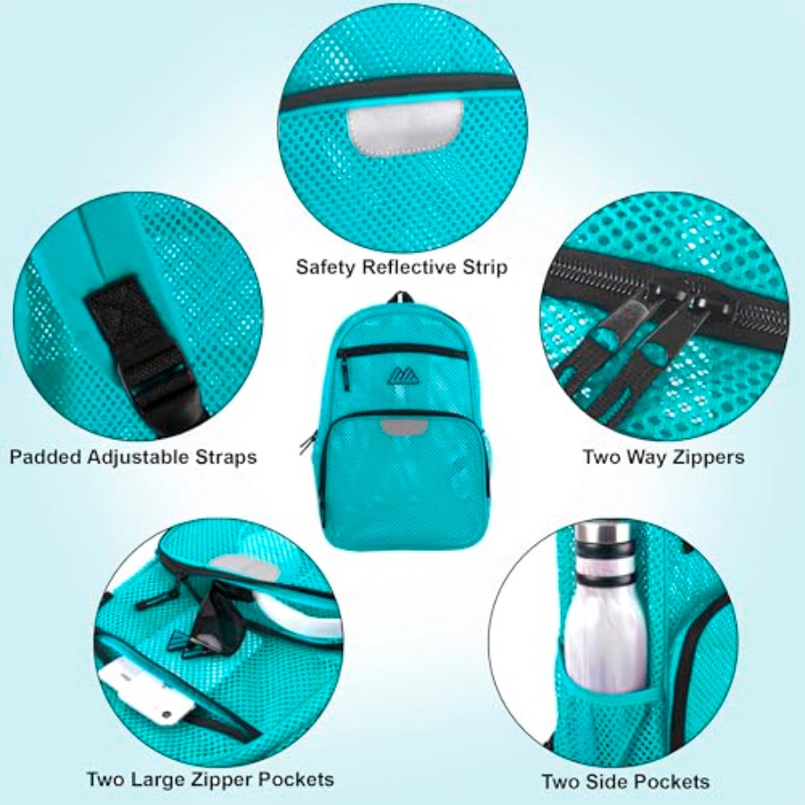 Reflective Mesh School Backpac - School Backpack Teen review and price