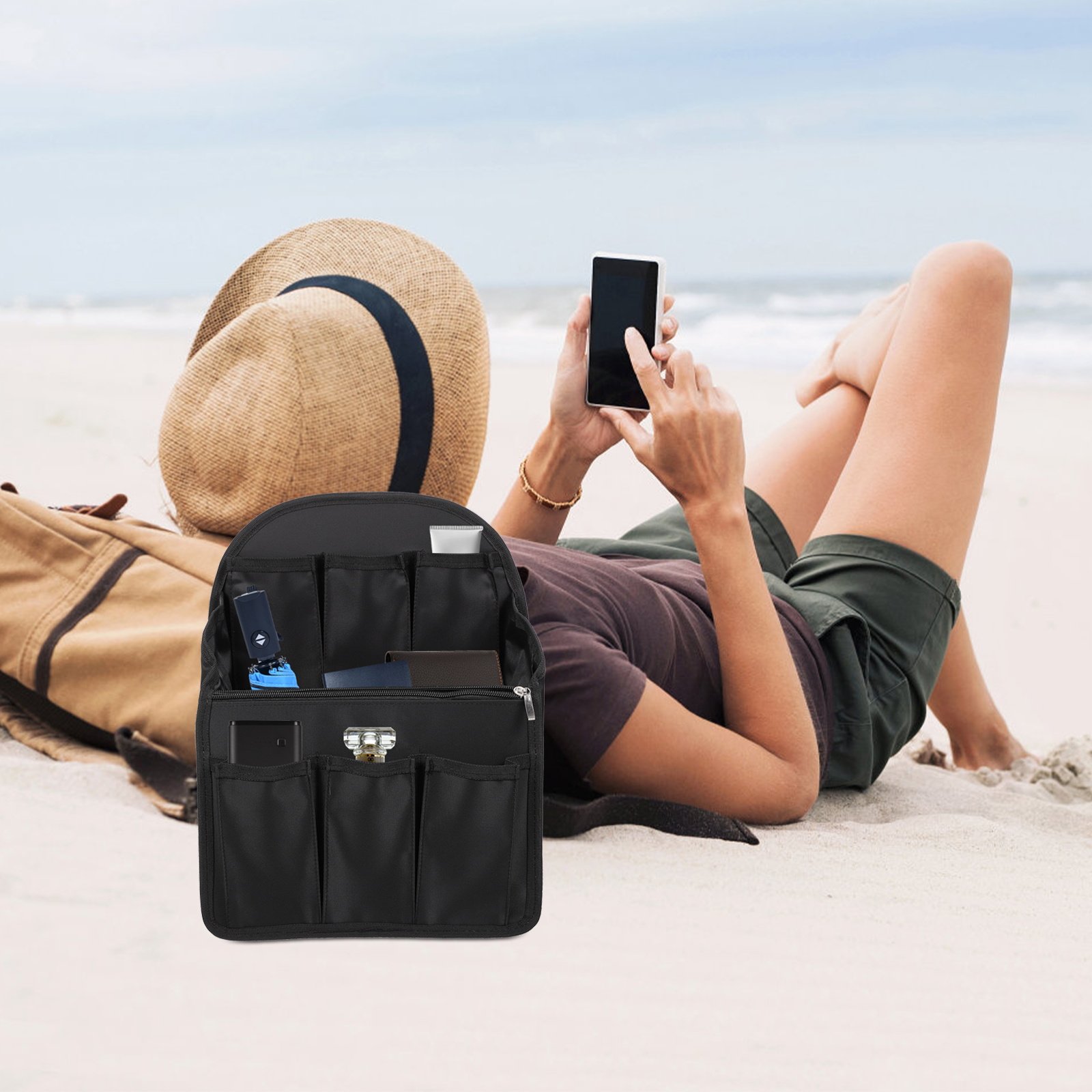 1Pcs Versatile Backpack Organi - Backpack Insert Organizer review and price