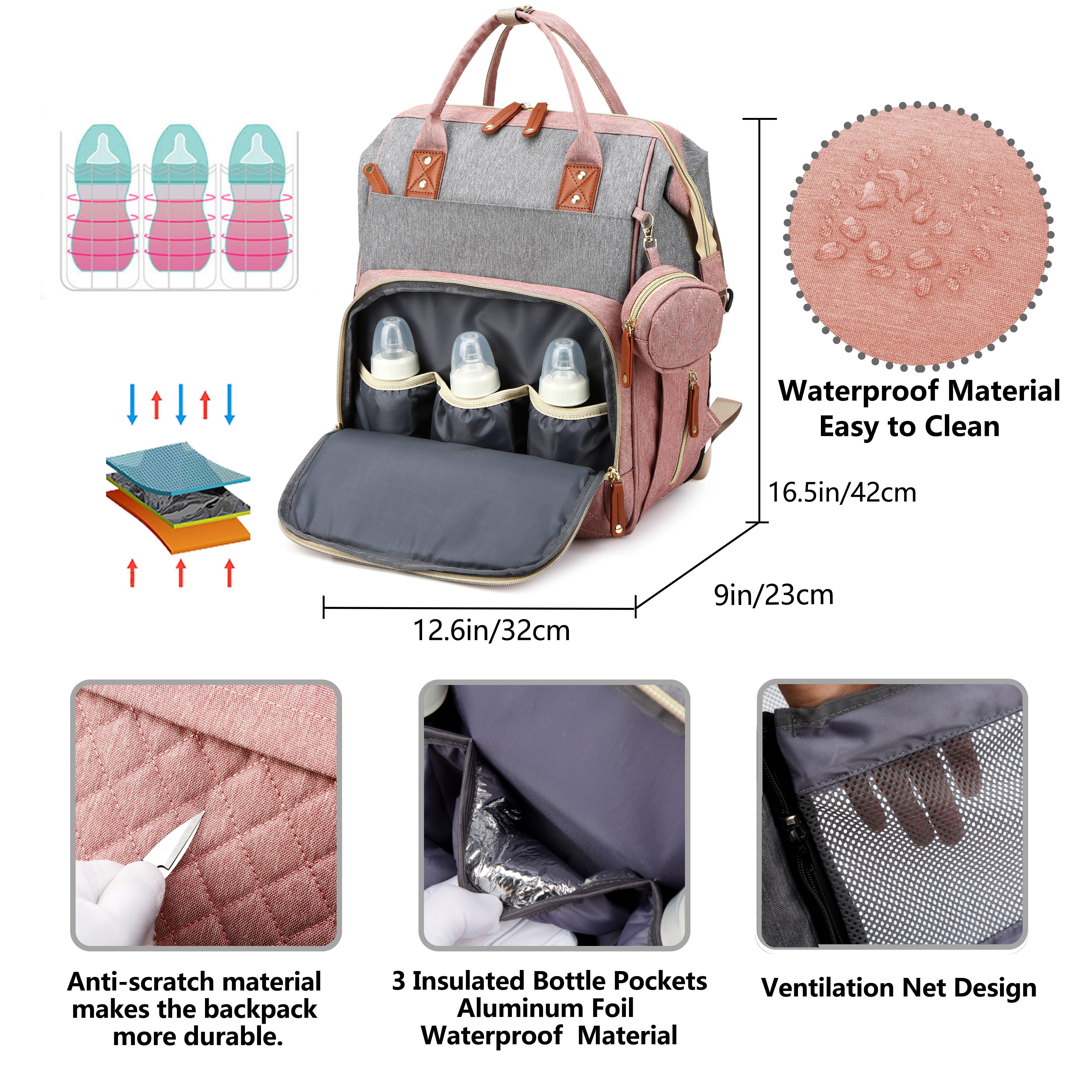 Baby Diaper Bag Backpack, Baby - Backpack Diaper Bag review and price