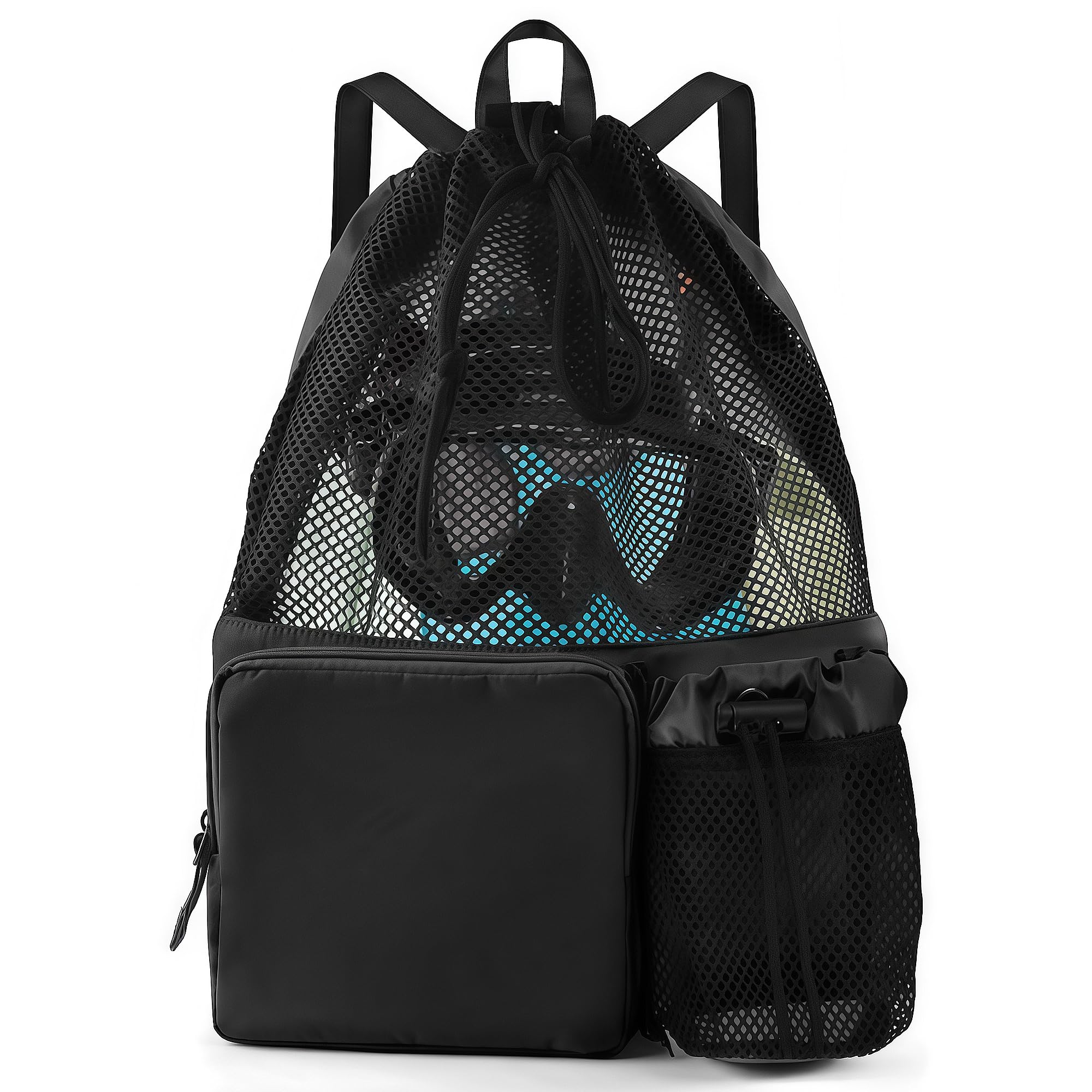 Large Capacity Mesh Drawstring - Drawstring Gym Bag review and price