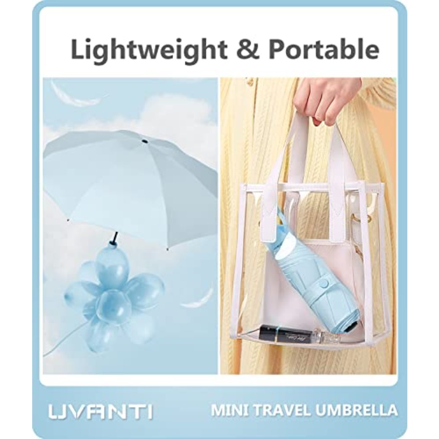 Mini Travel Umbrella with Case - Mini Backpack Purse review and price