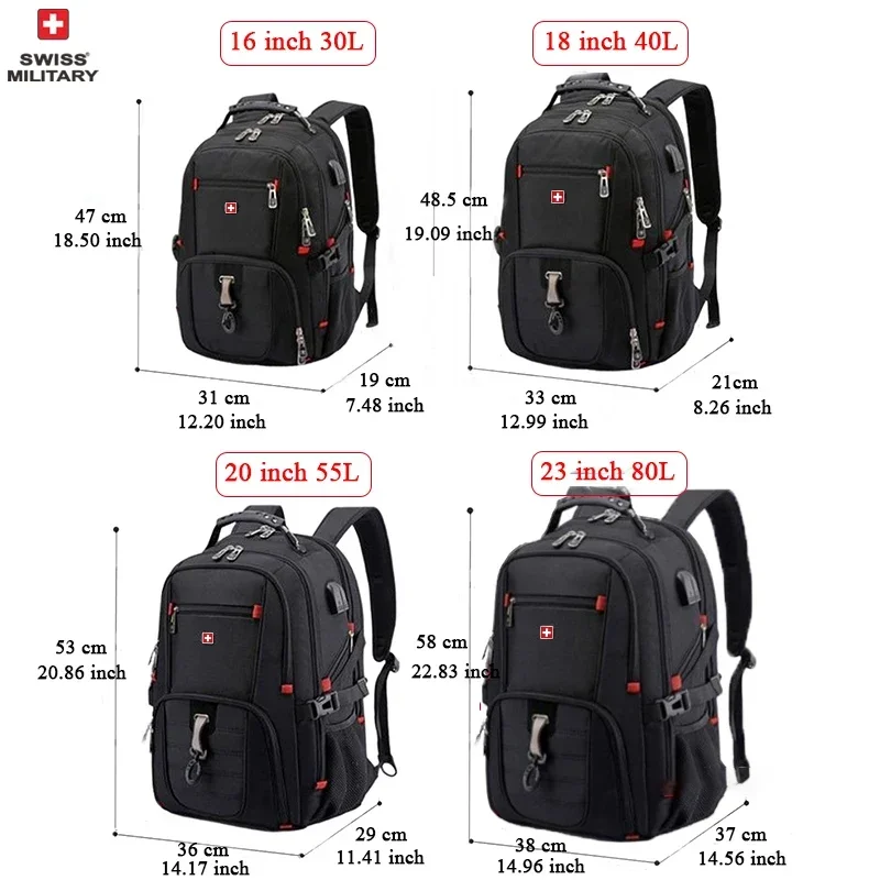 SWISS 17' Laptop Backpack Wate - Rucksack Military Style review and price