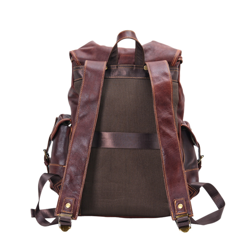 European and American vintage  - Leather Backpack Vintage review and price