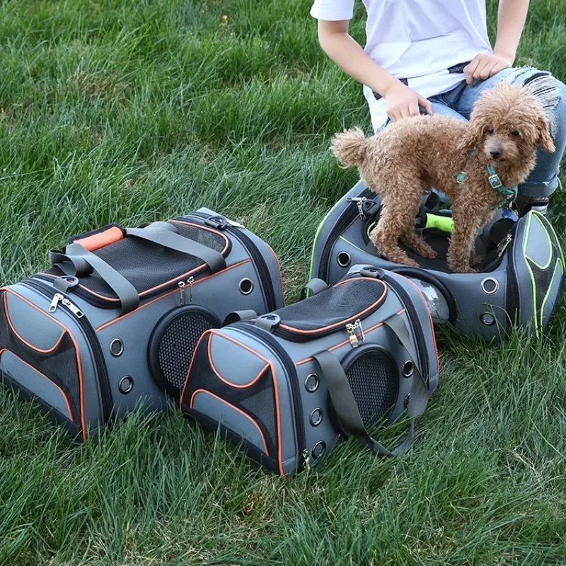Foldable Pet Carrier Bag Solid - Foldable Backpack Small review and price