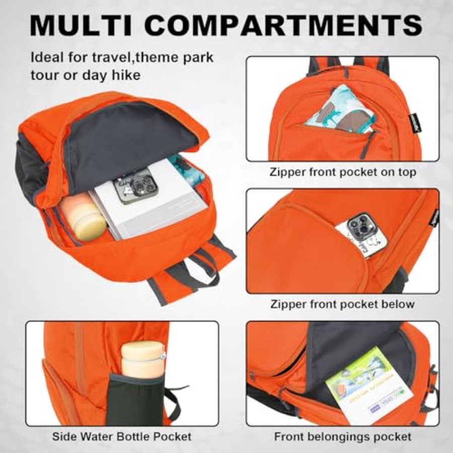 20L Lightweight Packable Hikin - Foldable Backpack Small review and price