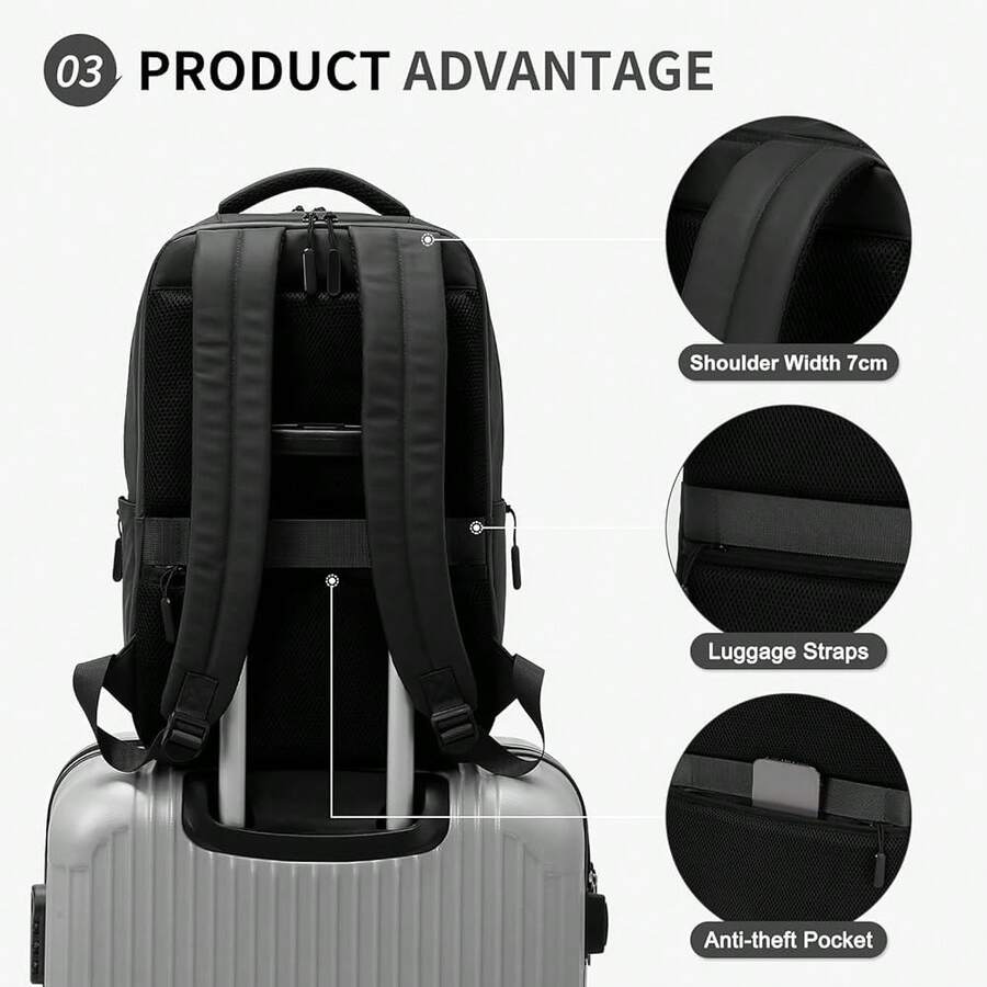Waterproof Anti-Theft Laptop B - Laptop Backpack 15.6 review and price