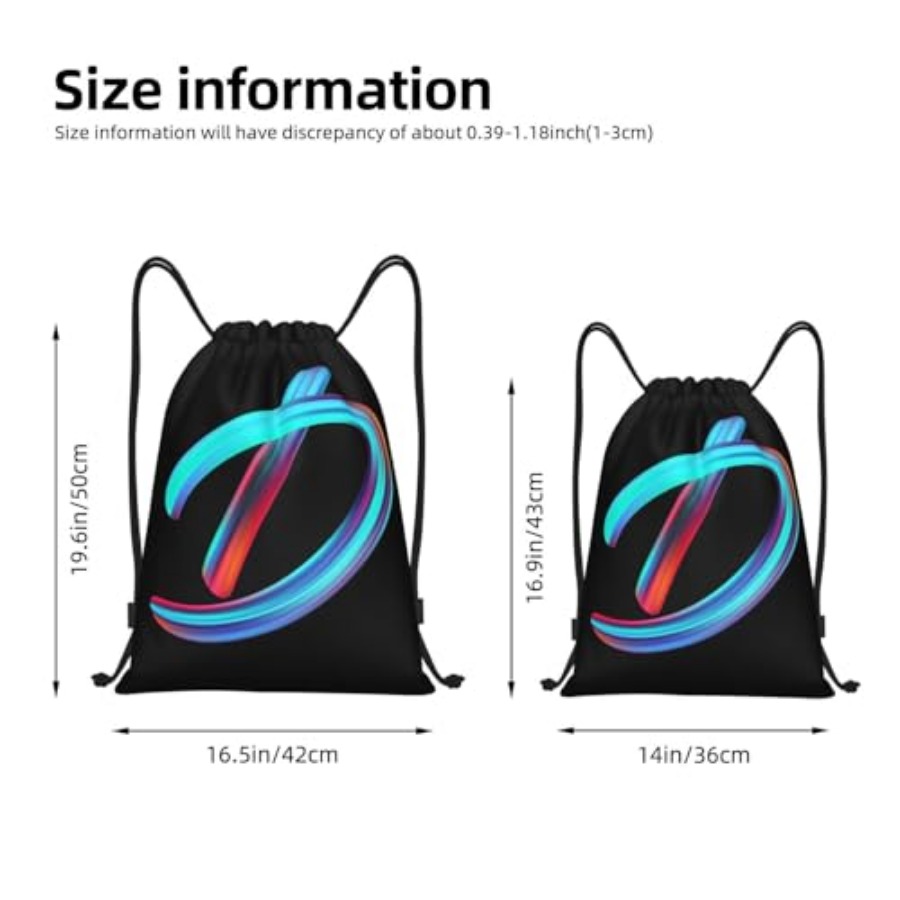 Drawstring Bags Initial Drawst - Drawstring Gym Bag review and price