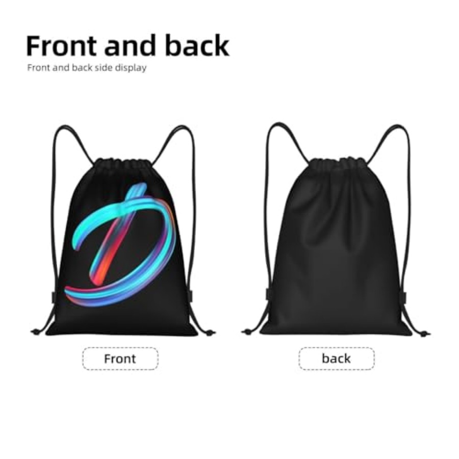 Drawstring Bags Initial Drawst - Drawstring Gym Bag review and price