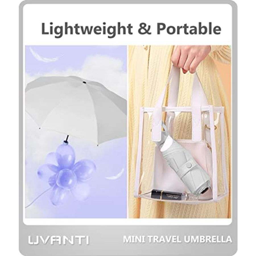Mini Travel Umbrella with Case - Mini Backpack Purse review and price
